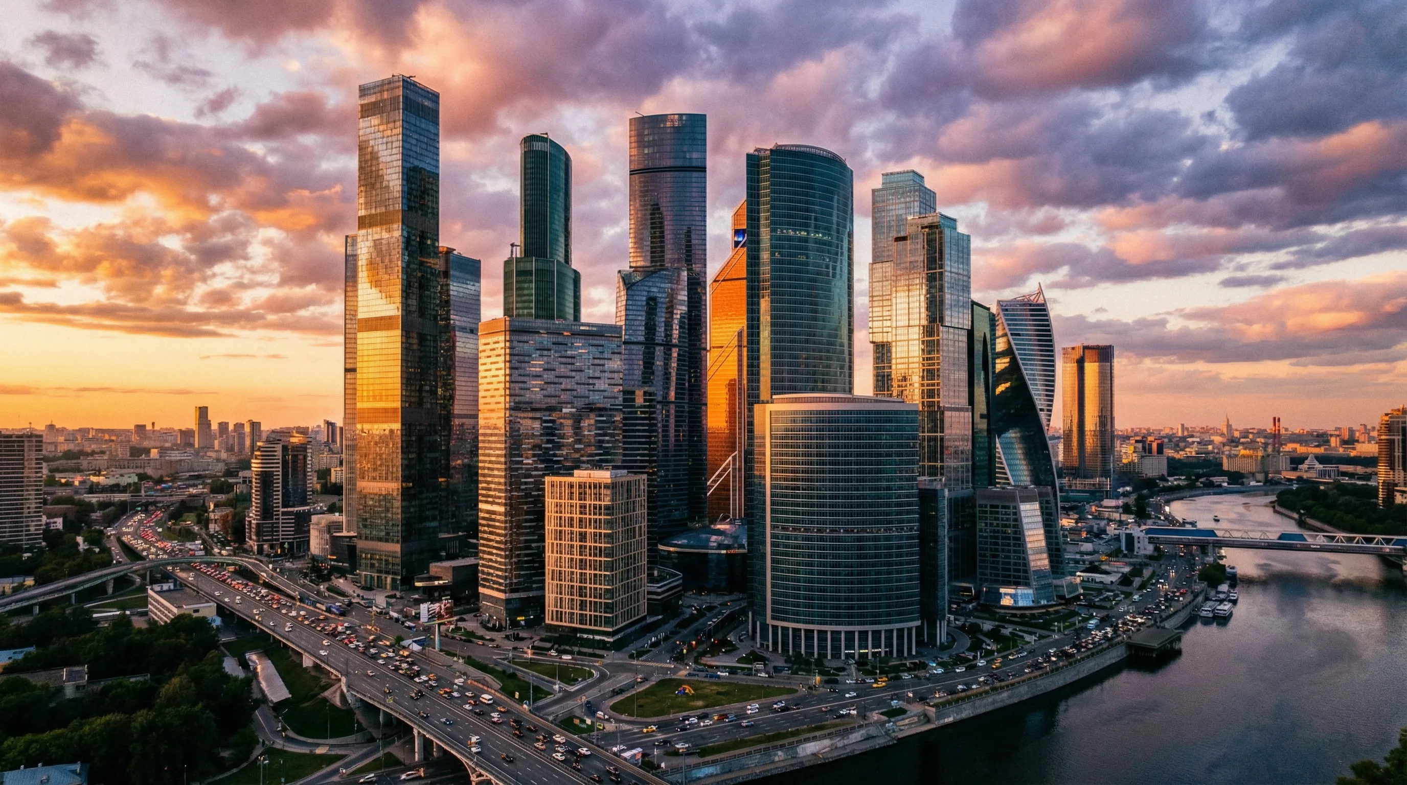 鲍鱼tv精选视频 - 都市黄昏航拍全景